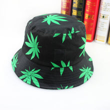 Weed Leaf Bucket Hats For Mens