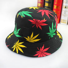 Weed Leaf Bucket Hats For Mens