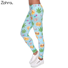 Sky Blue Stoner Chick Leggings