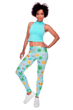Sky Blue Stoner Chick Leggings