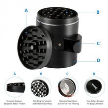 4 Layers Grinder/ w Herb Distributor & Window