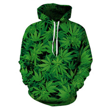 Rasta Weed Leaf Hoody